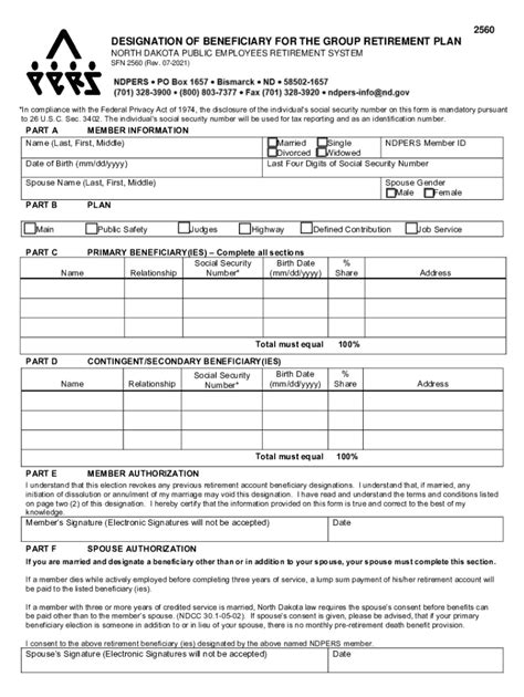 Nd Pers Designation Group 2021 2024 Form Fill Out And Sign Printable