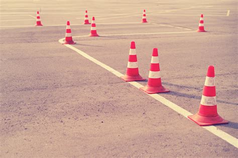 Official pa dot handbooks, tips, tricks, and more. Red Cones On A Driving Training And Parallel Parking Area Stock Photo - Download Image Now - iStock