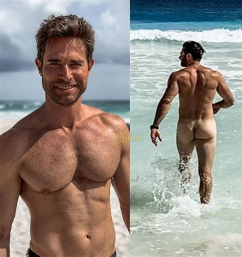 En cuerito Pillaron al actor Sebastián Rulli desnudo en la playa