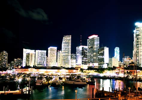 Miami Skyline From Bayside Mall Harborside Photo By Joshi Travel