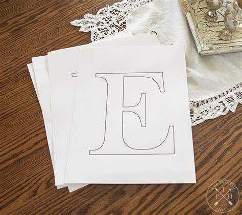 Printable can be a computerized document made up of graphical style (sometimes also texts) which can be delivered electronically from diverse web resources. Free Printable Letters To Make A Farmhouse Sign!