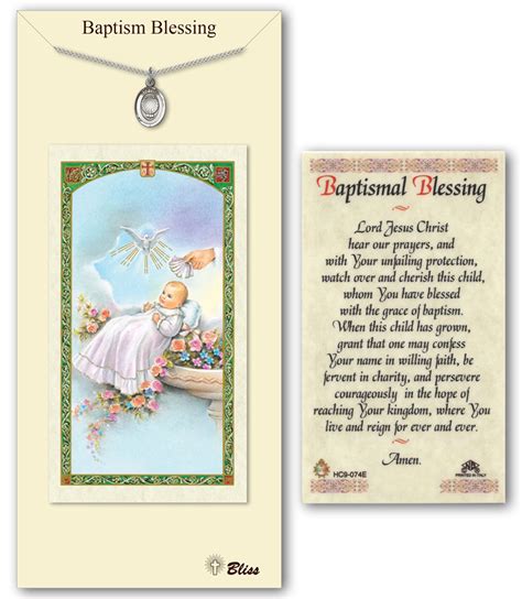 Maybe you would like to learn more about one of these? Bliss Baptism Blessing Pendant & Prayer Card Set