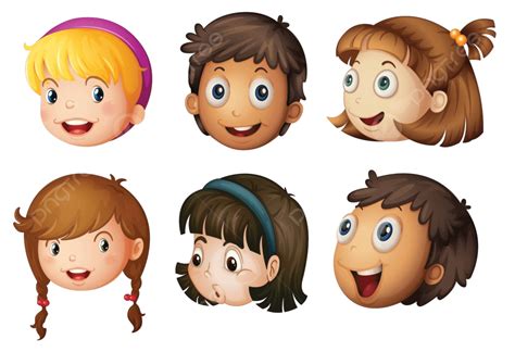 Kids Faces Graphic Face Boy Vector Graphic Face Boy Png And Vector