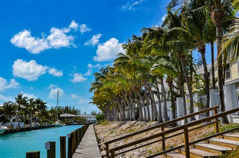 Dockside View In The Florida Keys Stock Image Image Of Middle