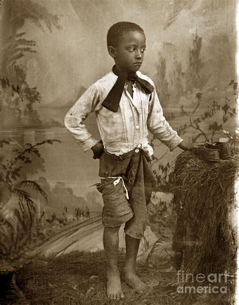 African American Young Black Boy Circa 1900 Photograph By Monterey