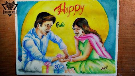 See more ideas about raksha bandhan, happy rakshabandhan, vector free. How to draw Raksha Bandhan drawing | Rakhi purnima drawing ...