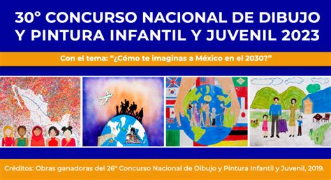 Participa En El 30 Concurso Nacional De Dibujo Y Pintura Infantil Y