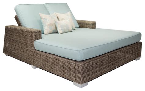Get it as soon as wed, feb 3. Palisades Outdoor Double Chaise Lounge With Sunbrella ...