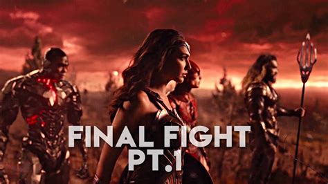 Justice League Final Fight Scene Part 1 Hd 2017 Youtube