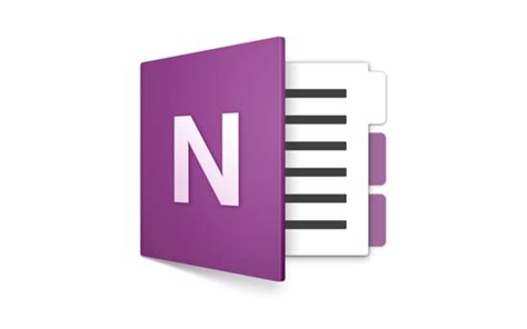 Icon Microsoft Onenote Png Transparent Background Free Download 37656