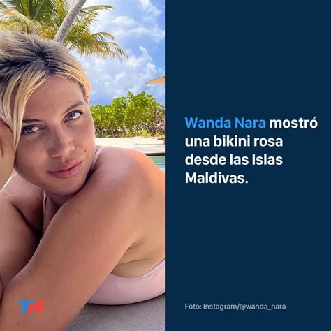 Wanda Nara Pide Verano En Microbikini Con Encaje Desde Las Maldivas Tn