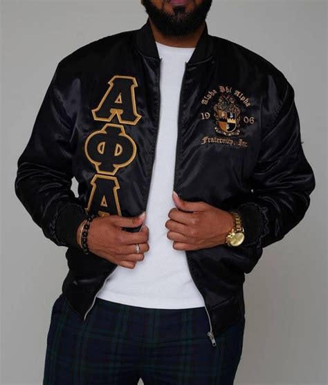 Alpha Phi Alpha Bomber Jacket Jackets Creator