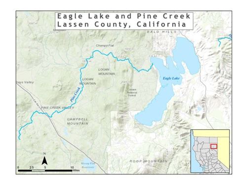 Eagle Lake Lake Map Lake