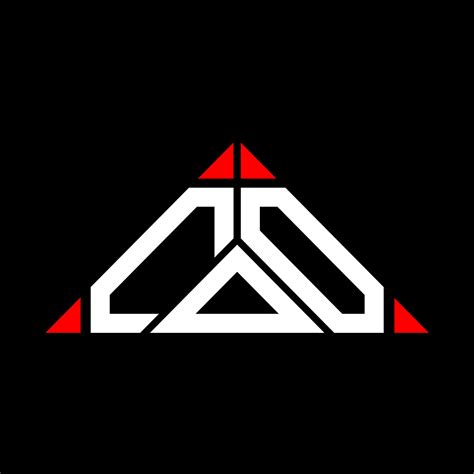 Diseño Creativo Del Logotipo De La Letra Coo Con Gráfico Vectorial
