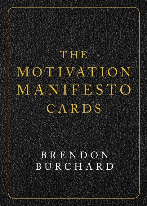 The Motivation Manifesto Cards Era Nova