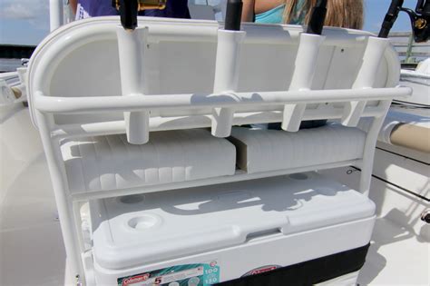 • strong and rugged oem quality manufacturing. center-console-boat-leaning-post-rod-holders | Bay Boats ...