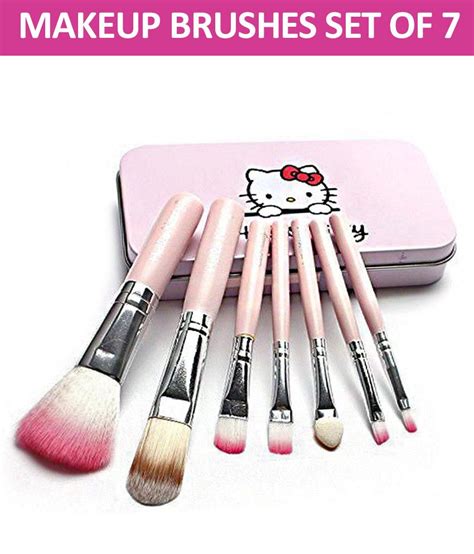 Makeup Fever Hello Kitty Professional Makeup Brushes Synthetic Set Of 7 Buy Makeup Fever Hello