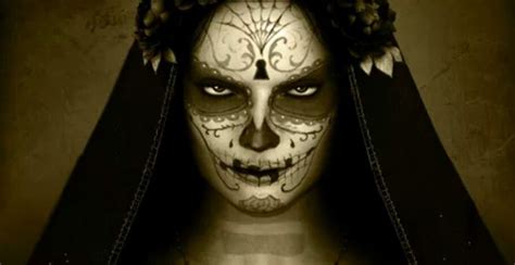 Dia De Los Muertos Halloween Face Makeup Halloween Monster Skull Tattoo