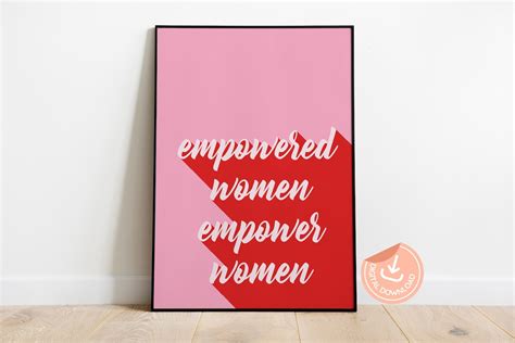 Feminist Poster Empowered Women Empower Women Feminist Wall Art Feminist Art Preppy Room