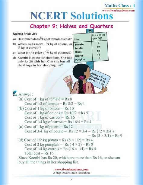 Ncert Solutions For Class 4 Maths Chapter 9 In English Hindi Medium