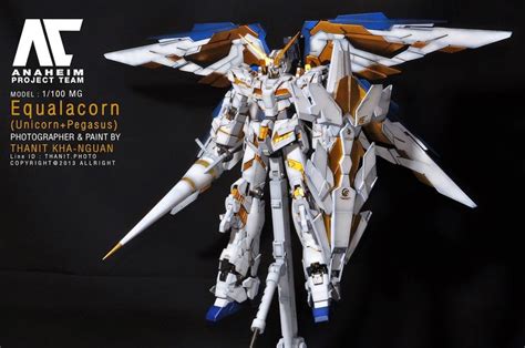 Gundam Guy Readers Feature Gunpla Build Mg 1100 Equalacorn Unicorn