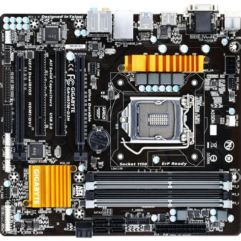 Gigabyte Ultra Durable Ga H97m D3h Desktop Motherboard Intel Chipset