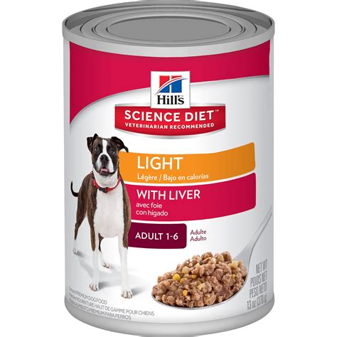 Hills Science Diet Adult Light Savory Liver Entree Canned Dog Food Petco