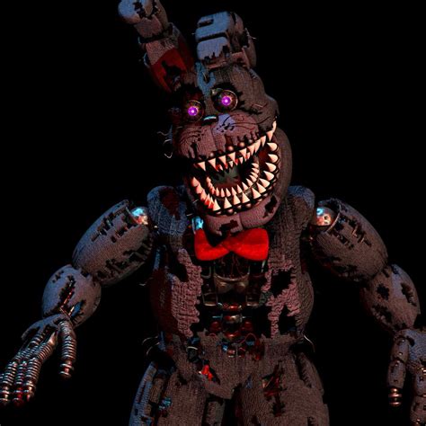 Nightmare Withered Bonnie V3 Nightmare Bonnie Render By Hectormkg Vrogue