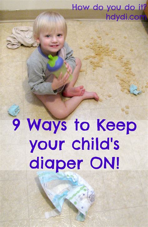 Taking Off Diapers Diaper Toddler Potty Training Advice