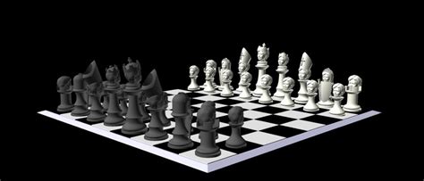 3d Printed Clinton Vs Trump Chess Set By Christopher Robison Pinshape