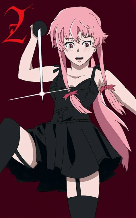 Gasai Yuno Black Dress By Bakajager On Deviantart