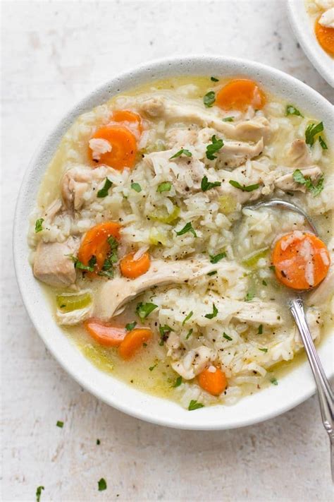 Cook some diced onion in olive oil, add a can of fire roasted diced tomatoes, some frozen 2 simmer the soup: Easy Chicken and Rice Soup | Recipe | Easy chicken, rice ...