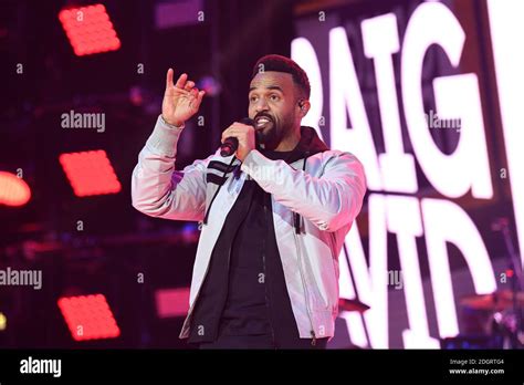 Craig David On Stage During Day One Of Capitals Jingle Bell Ball 2017