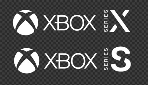 White Xbox Series S And Series X Logos Citypng
