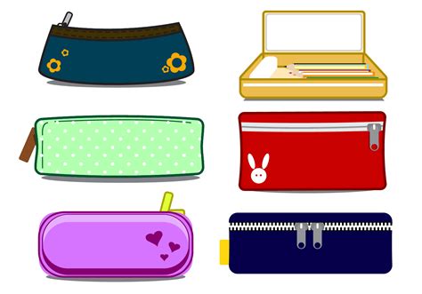 Free Pencil Case Vector Download Free Vector Art Stock Graphics And Images