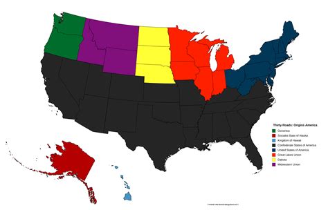 Here Is A Second Thirty Roads Map This One Shows The Countries Of The