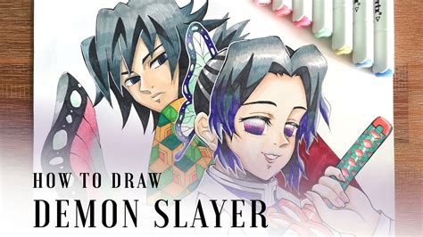 Demon Slayer Drawing Kimetsu No Yaiba Art Giyuu X Shinobu Anime