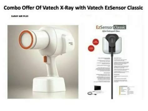 Combo Vatech Ez Ray Air Plus Portable X Ray With Rvg Size 15 Free