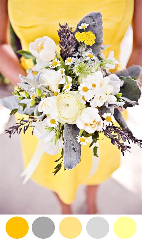 10 Colorful Bouquets For Your Wedding Day Grey Weddings Gray And