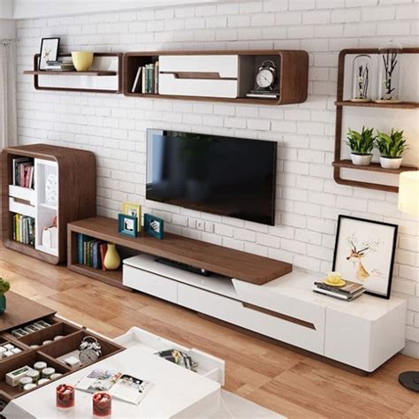 Luxury Modern Extendable Tv Stand Entertainment Cabinet With Storage