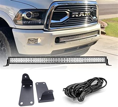 Amazon Com Inch Curved Light Bar Hidden Bumper Tow Hook Mounting Bracket Compatible With