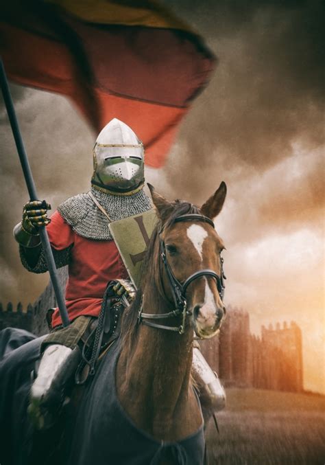 Medieval Knight And Horse An Art Print By Carlos Caetano Inprnt