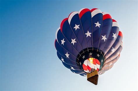 3840x2160px Free Download Hd Wallpaper Flag Hot Air Balloons American Flag Outdoors