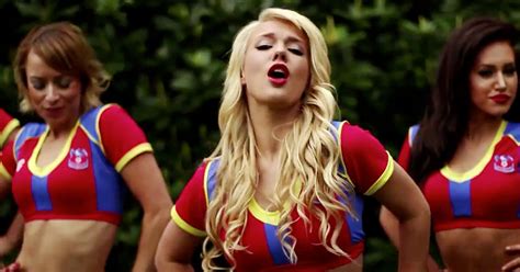 Funny Football Videos Crystal Palace Cheerleaders Celebrate Promotion