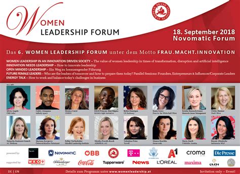 Women Leadership Forum 2018 Womenleaderships Webseite