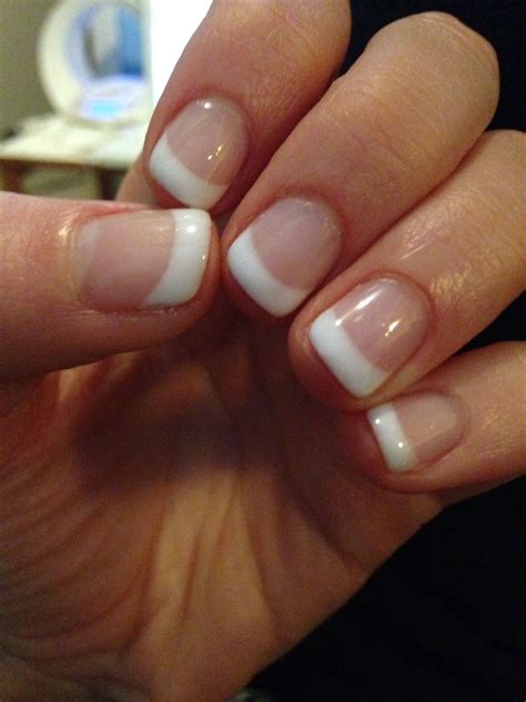 Gel Nails Ideas White French Tips