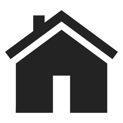 Flat Bungalow House Black Icon Transparent Png And Svg Vector File