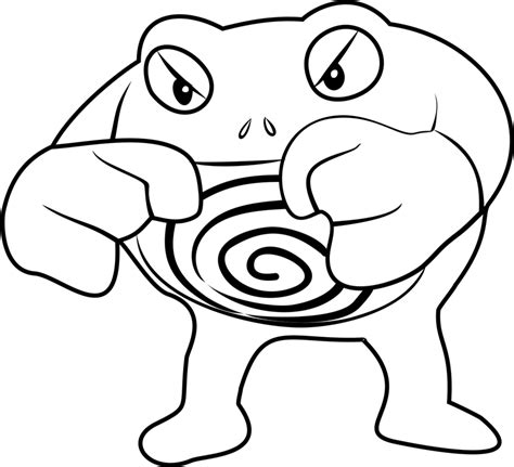 Poliwrath Pokemon Coloring Page Free Printable Coloring Pages For Kids