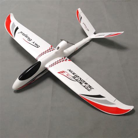 850mm Wingspan Sky Surfer Propeller Rc Trainer Plane Airplane Pnp In Rc