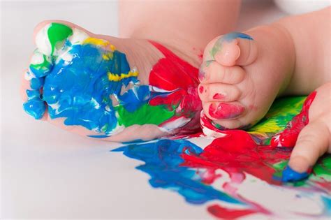 La peinture activités pour enfants de 0 à 18 mois Bébé M